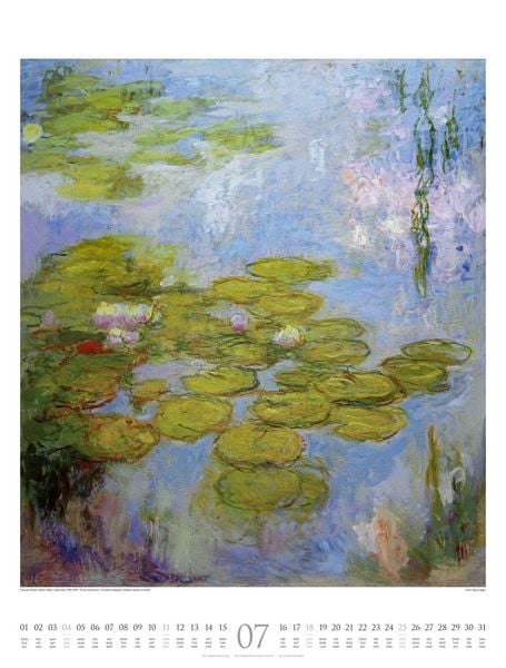 Produktbild: Claude Monet Kalender 2027 | Farbe und Licht