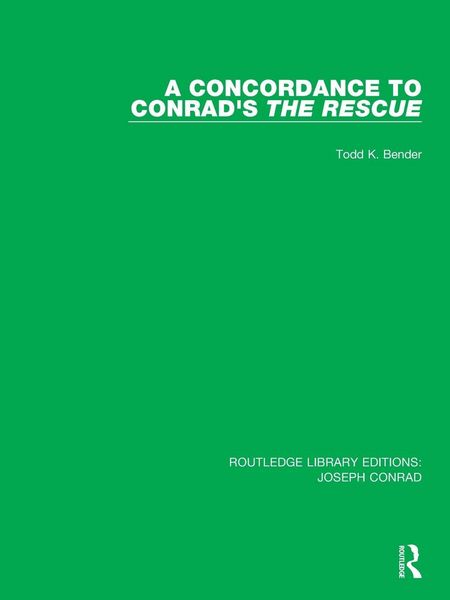 Produktbild: A Concordance to Conrad's The Rescue