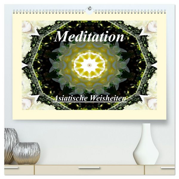 Produktbild: Meditation - Asiatische Weisheiten (hochwertiger Premium Wandkalender 2026 DIN A2 quer), Kunstdruck in Hochglanz