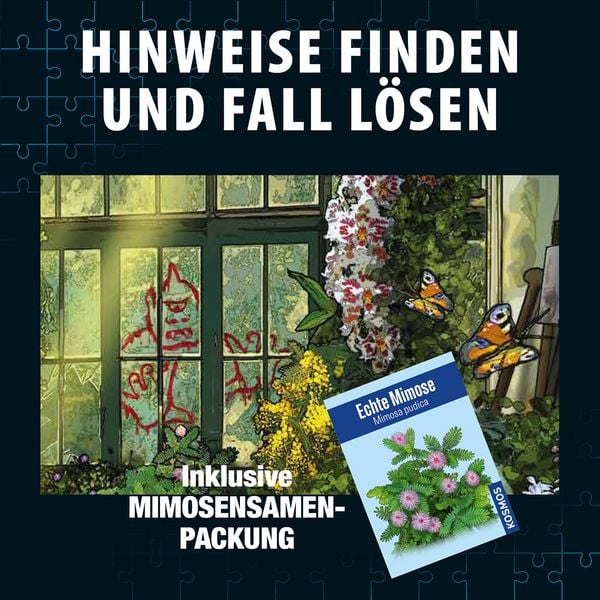 Produktbild: Krimi-Puzzle: Die drei ??? - Die Bl&uuml;te des Verderbens