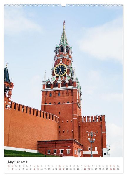 Produktbild: Moskau - Zwischen Oka und Wolga. (hochwertiger Premium Wandkalender 2026 DIN A2 hoch), Kunstdruck in Hochglanz