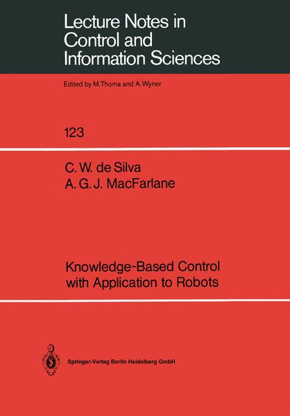 Produktbild: Knowledge-Based Control with Application to Robots