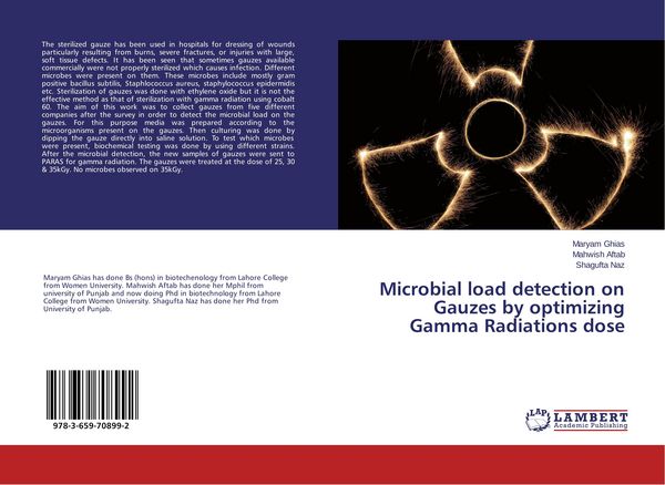Produktbild: Microbial load detection on Gauzes by optimizing Gamma Radiations dose