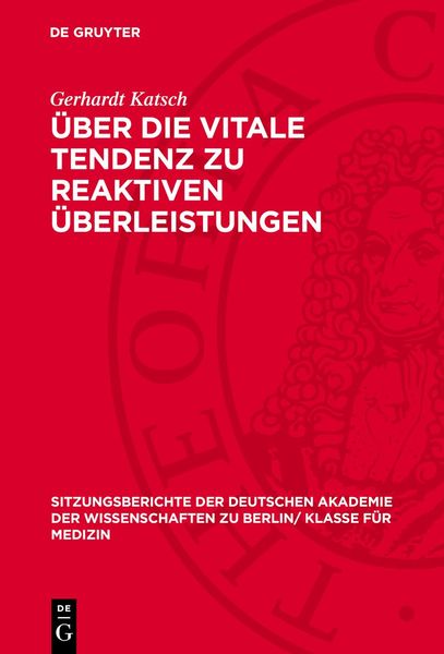 Produktbild: &Uuml;ber die vitale Tendenz zu reaktiven &Uuml;berleistungen