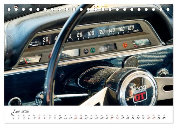 Produktbild: Oldtimer Innenansichten (Tischkalender 2026 DIN A5 quer), CALVENDO Monatskalender