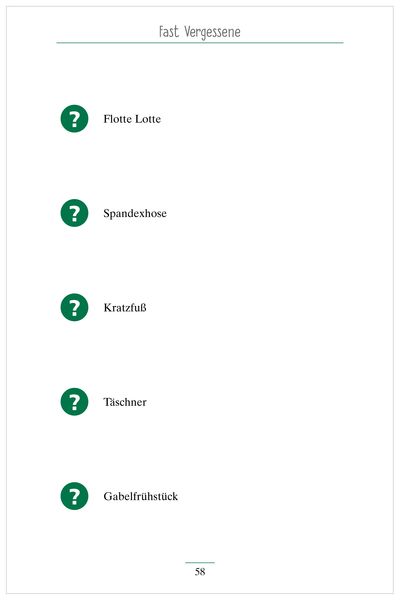 Produktbild: Fast vergessene Begriffe. Das Ged&auml;chtnistraining-Quiz f&uuml;r Senioren. Ideal als Besch&auml;ftigung, Ged&auml;chtnistraining, Aktivierung bei Demenz.