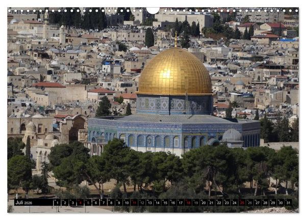 Produktbild: Jerusalem - die Goldene Stadt (Wandkalender 2026 DIN A3 quer), CALVENDO Monatskalender