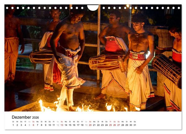 Produktbild: Urlaub in Sri Lanka - Reise durch Asien, Kultur und Natur (Wandkalender 2026 DIN A4 quer), CALVENDO Monatskalender