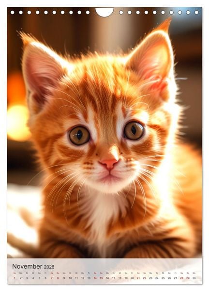 Produktbild: Katzenkinder (Wandkalender 2026 DIN A4 hoch), CALVENDO Monatskalender