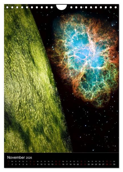 Produktbild: Mikrokosmos &ndash; Makrokosmos (Wandkalender 2026 DIN A4 hoch), CALVENDO Monatskalender