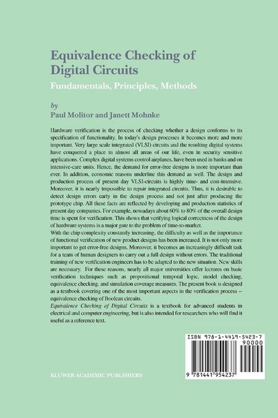 Produktbild: Equivalence Checking of Digital Circuits