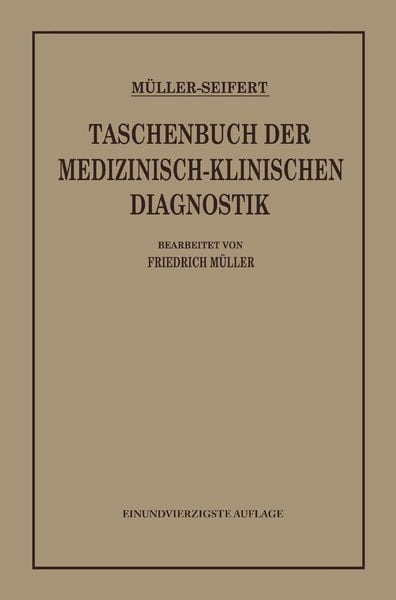 Produktbild: Taschenbuch der Medizinisch-Klinischen Diagnostik