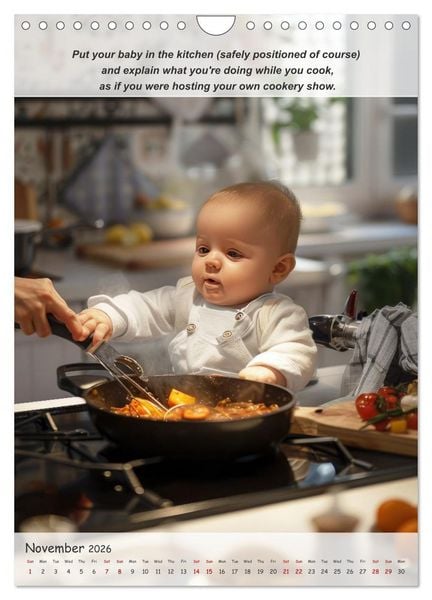 Produktbild: No more boredom for your baby (Wall Calendar 2026 DIN A4 portrait), CALVENDO 12 Month Wall Calendar