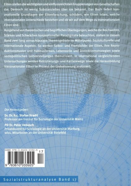 Produktbild: Oberschichten - Eliten - Herrschende Klassen