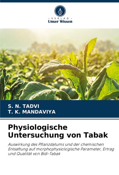 Produktbild: Physiologische Untersuchung von Tabak