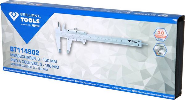 Produktbild: Brilliant Tools BT114902 BT114902 Taschenmessschieber
