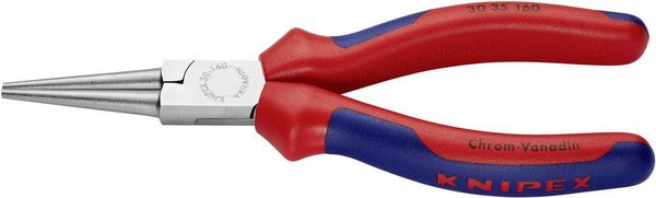Produktbild: Knipex 30 35 160 Werkstatt Rundzange Gerade Chrom-Vanadium Elektrostahl 160mm