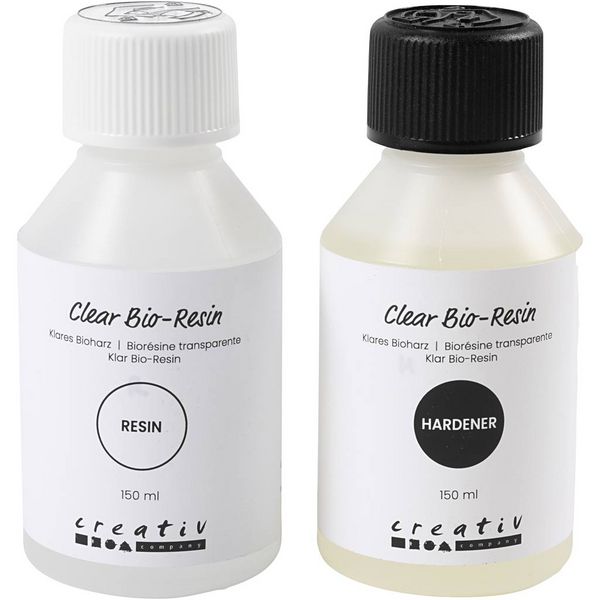 Produktbild: Creativ Company Klares Bioharz, Transparent, 2x150 ml
