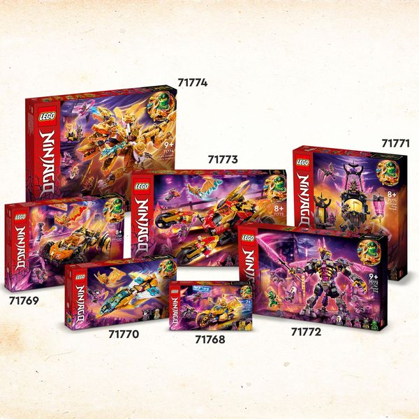 LEGO NINJAGO 71772 Der Kristallkönig Set mit Action-Figur