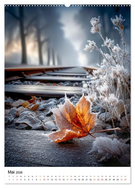 Produktbild: Wintermomente - Natur im wei&szlig;en Kleid (hochwertiger Premium Wandkalender 2026 DIN A2 hoch), Kunstdruck in Hochglanz