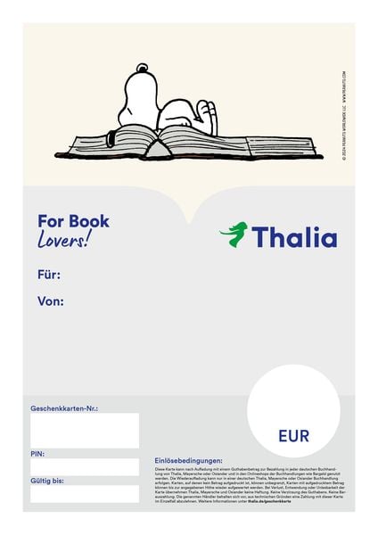 Geschenkkarte Snoopy PDF