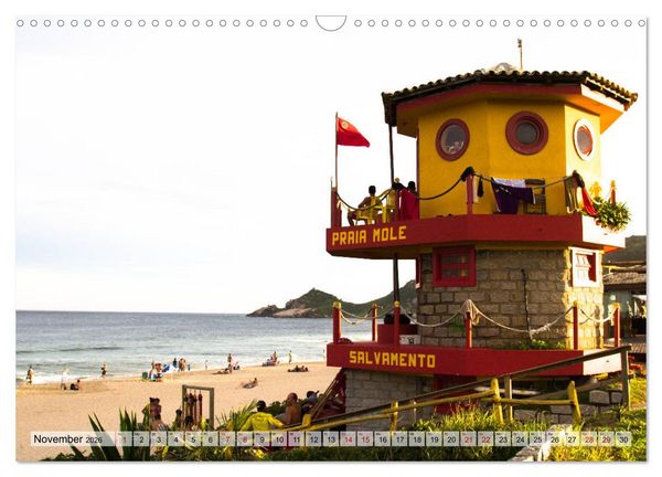 Produktbild: Brasilien - Von Rio nach Florian&oacute;polis (Wandkalender 2026 DIN A3 quer), CALVENDO Monatskalender