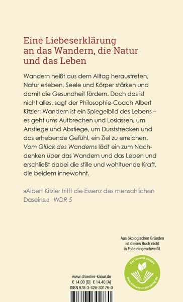 Vom Glück des Wanderns