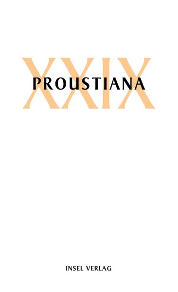 Produktbild: Proustiana XXIX