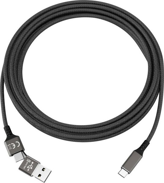 Produktbild: Smrter USB-Kabel USB 2.0 USB-C&reg; Stecker, USB-C&reg; Stecker 1.00 m SMRTER_SPEEDY_C_BK