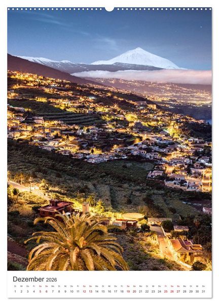 Produktbild: Teneriffa - Die Trauminsel (Wandkalender 2026 DIN A2 hoch), CALVENDO Monatskalender