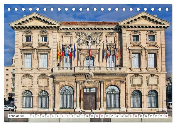 Produktbild: Marseille vom Frankfurter Taxifahrer Petrus Bodenstaff (Tischkalender 2026 DIN A5 quer), CALVENDO Monatskalender