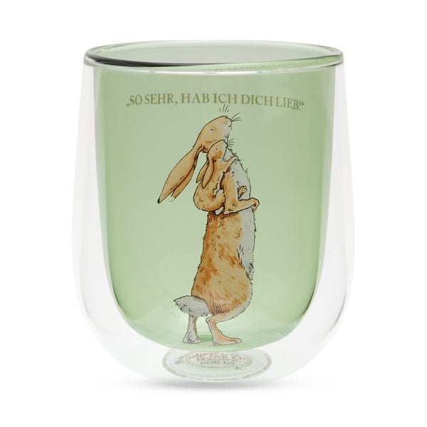 Produktbild: Teeglas mit Druck "Wei&szlig;t du eigentlich, wie lieb ich dich hab?"