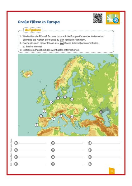 Produktbild: Projektmappe Europa