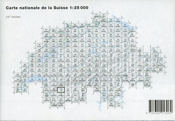 Produktbild: Swisstopo 1 : 25 000 Sion
