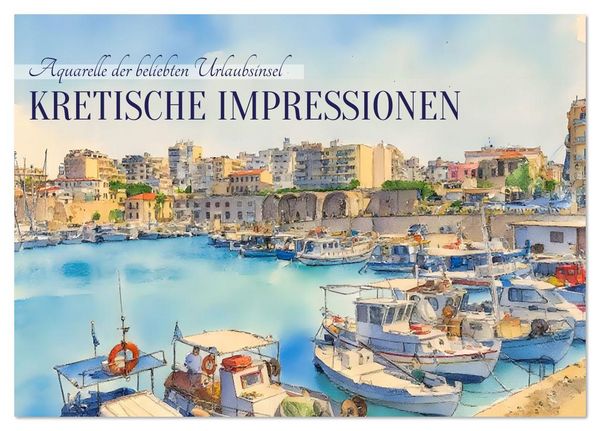 Produktbild: Kretische Impressionen (Tischkalender 2026 DIN A5 quer), CALVENDO Monatskalender