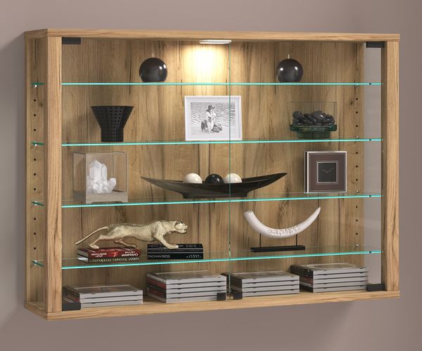 Produktbild: Wandvitrine H&auml;ngevitrine Glasvitrine Vitrosa L