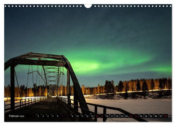 Produktbild: AURORA BOREALIS tanzt (Wandkalender 2026 DIN A3 quer), CALVENDO Monatskalender