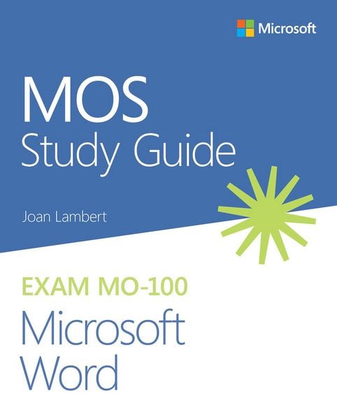Produktbild: MOS Study Guide for Microsoft Word Exam MO-100