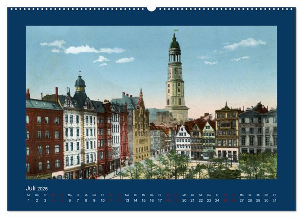 Produktbild: Lebendiges Hamburg von 1888 bis 1918 (hochwertiger Premium Wandkalender 2026 DIN A2 quer), Kunstdruck in Hochglanz