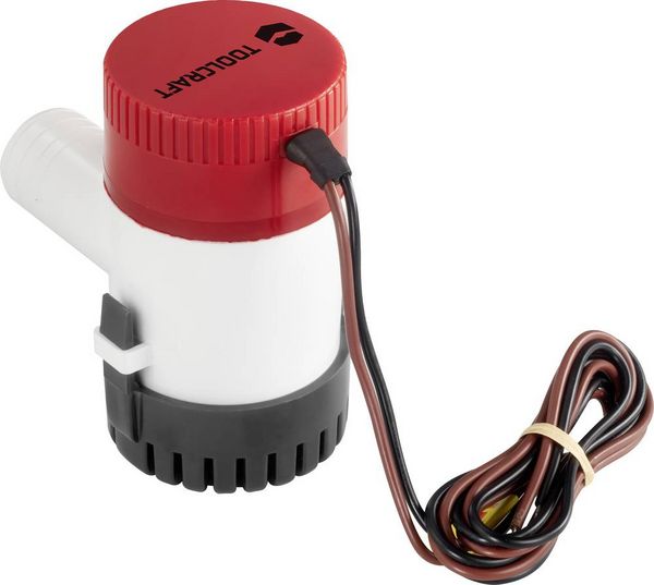Produktbild: TOOLCRAFT TO-7159140 Niedervolt-Tauchpumpe 4164 l/h 12 V/DC