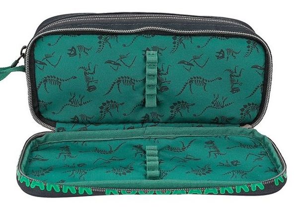 Produktbild: Dino World Schlampertasche Grau Gr&uuml;n