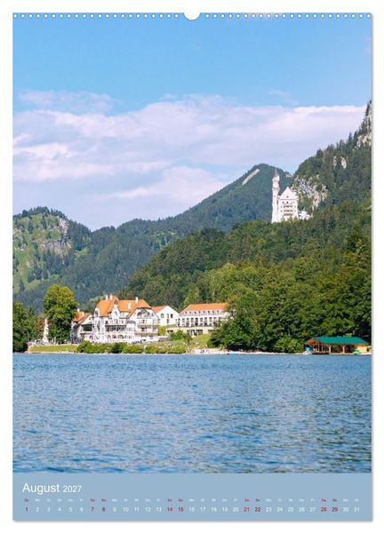 Produktbild: Malerische Allg&auml;u Impressionen. Alpen, Seen und Altst&auml;dte (hochwertiger Premium Wandkalender 2027 DIN A2 hoch), Kunstdruck in Hochglanz