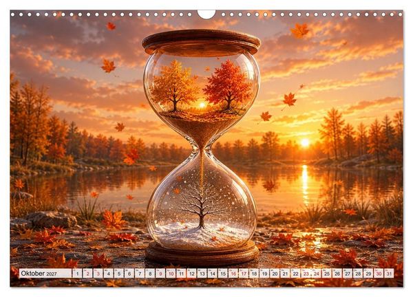 Produktbild: Fantastische Illusionen - Mystischer Kunstkalender (Wandkalender 2027 DIN A3 quer), CALVENDO Monatskalender
