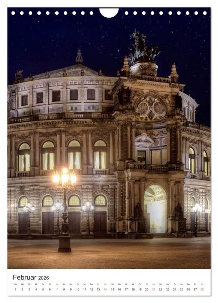 Produktbild: Highlights in Dresden (Wandkalender 2026 DIN A4 hoch), CALVENDO Monatskalender