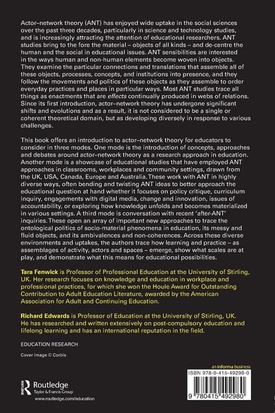 Produktbild: Actor-Network Theory in Education