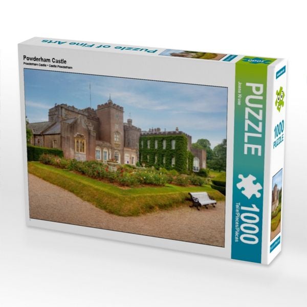 Produktbild: CALVENDO Puzzle Powderham Castle | 1000 Teile Lege-Gr&ouml;&szlig;e 64x48cm Foto-Puzzle f&uuml;r gl&uuml;ckliche Stunden