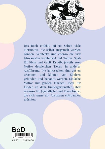 Produktbild: Tiere zum Ausmalen