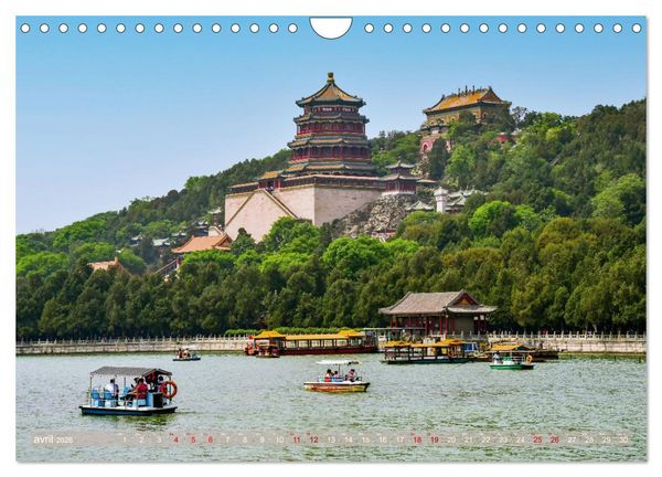 Produktbild: Palais et jardins imp&eacute;riaux &agrave; P&eacute;kin (Calendrier mural 2026 DIN A4 vertical), CALVENDO calendrier mensuel