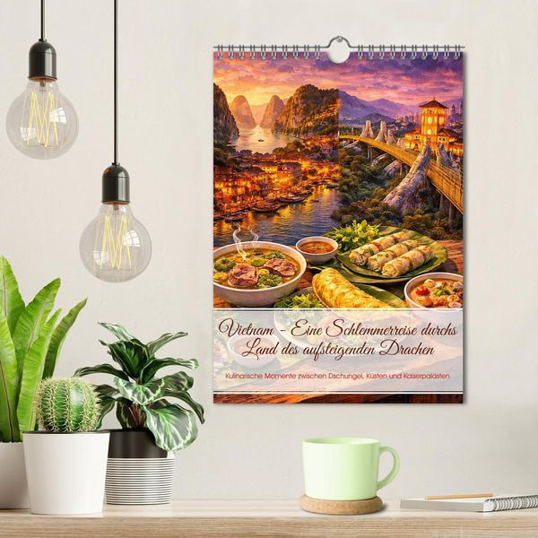 Produktbild: Vietnam - Eine Schlemmerreise durchs Land des aufsteigenden Drachen (Wandkalender 2027 DIN A4 hoch), CALVENDO Monatskalender