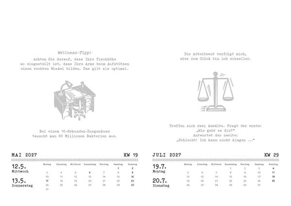 Produktbild: Der B&uuml;rokalender 2027. My home is my office